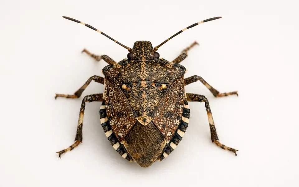 Close-up visual clues that help distinguish stink bug identification